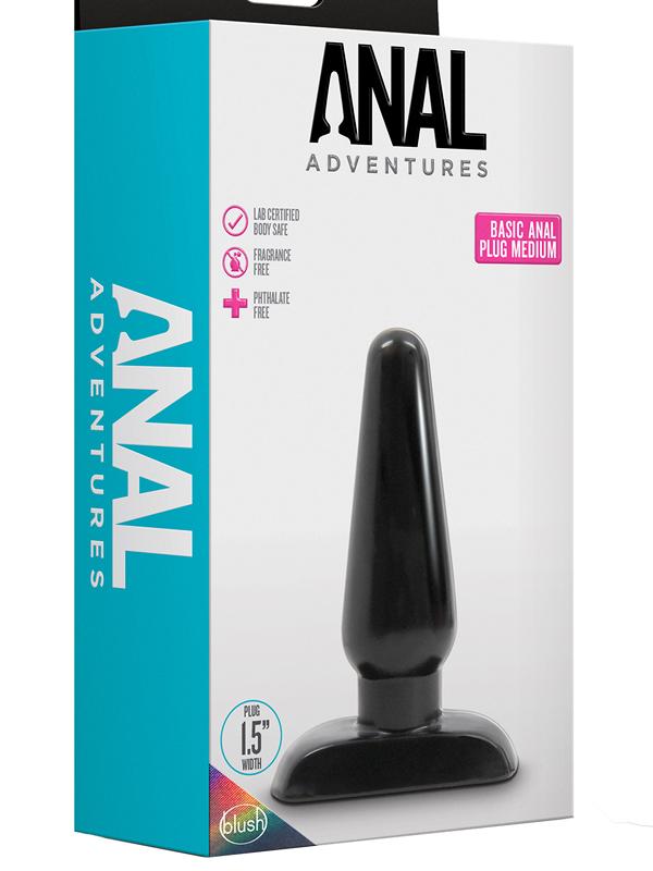 Anal Adventures - Plug Medium Nero