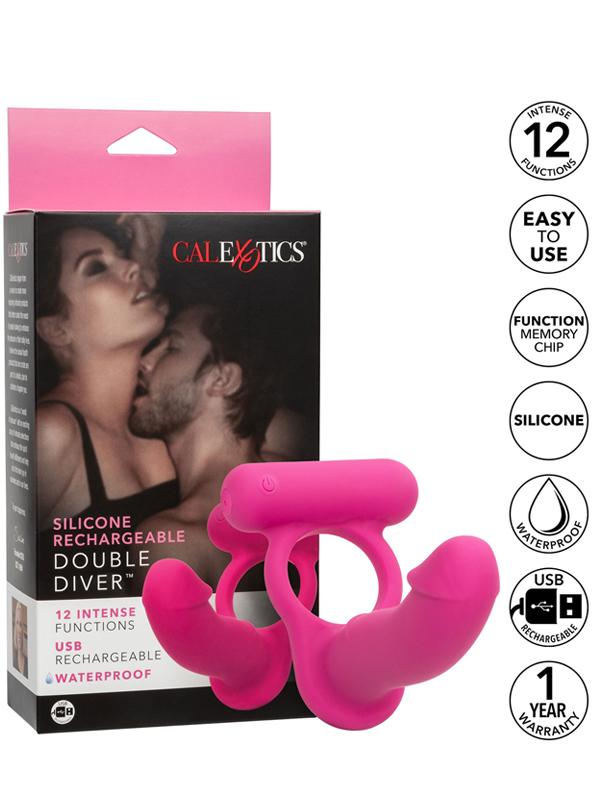 Anello Ricaricabile Double Diver Rosa