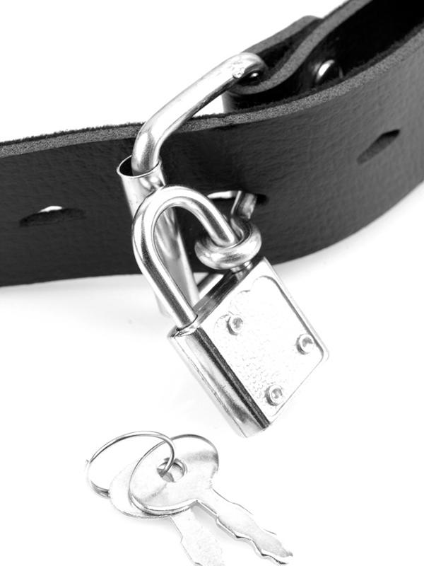 Ball Gag con Dildo Nero Vinile