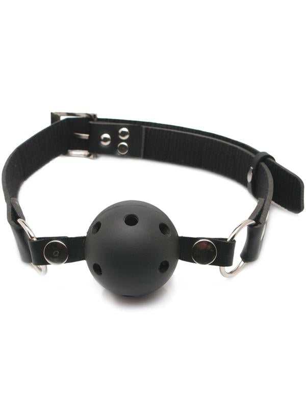 Ball Gag Respirabile Nero