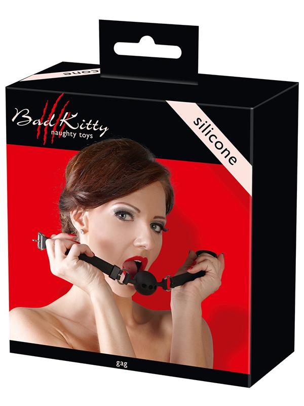 Ball Gag Respirabile Nero Small