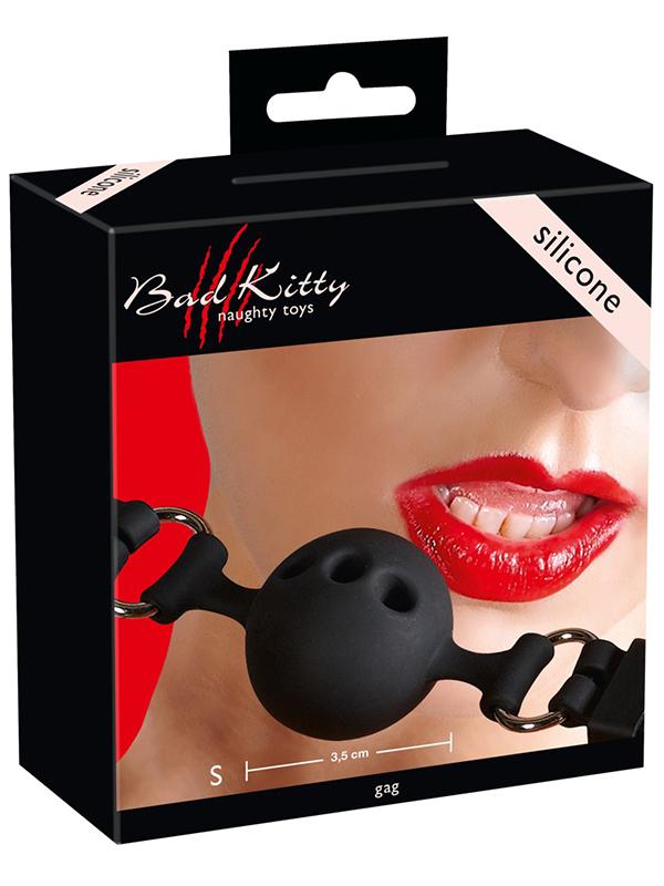 Ball Gag Respirabile Nero Small