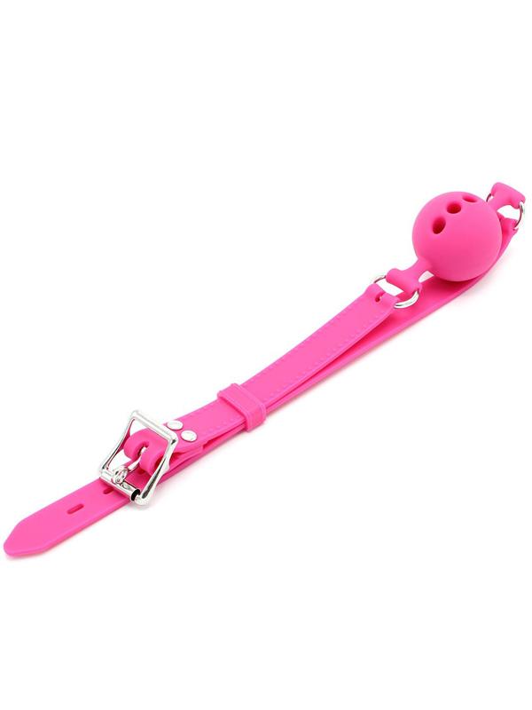 Ball Gag Respirabile Rosa