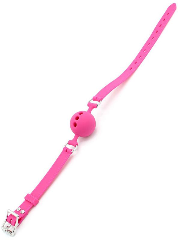 Ball Gag Respirabile Rosa