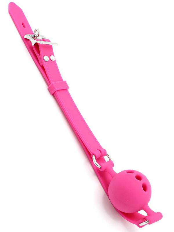 Ball Gag Respirabile Rosa