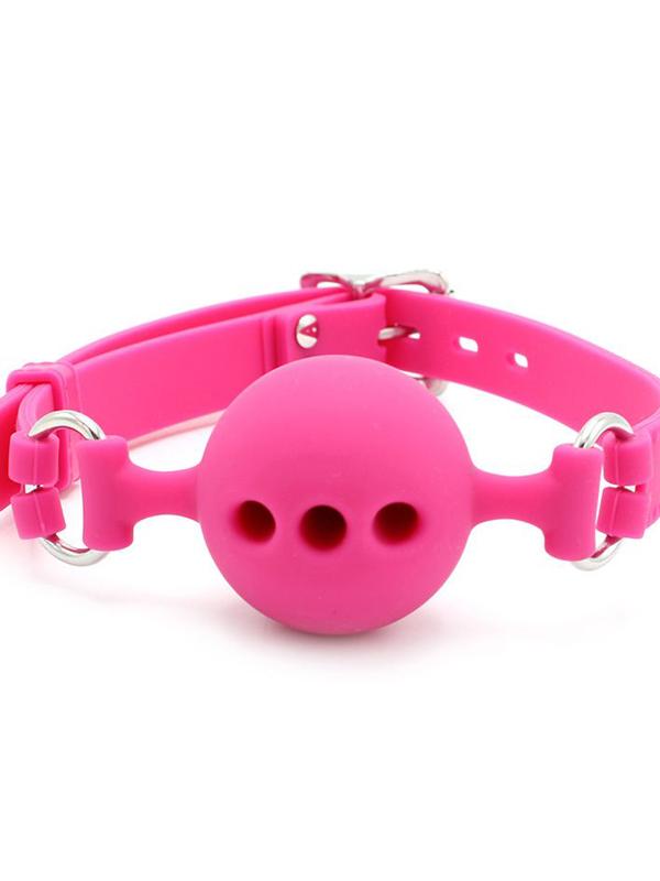 Ball Gag Respirabile Rosa