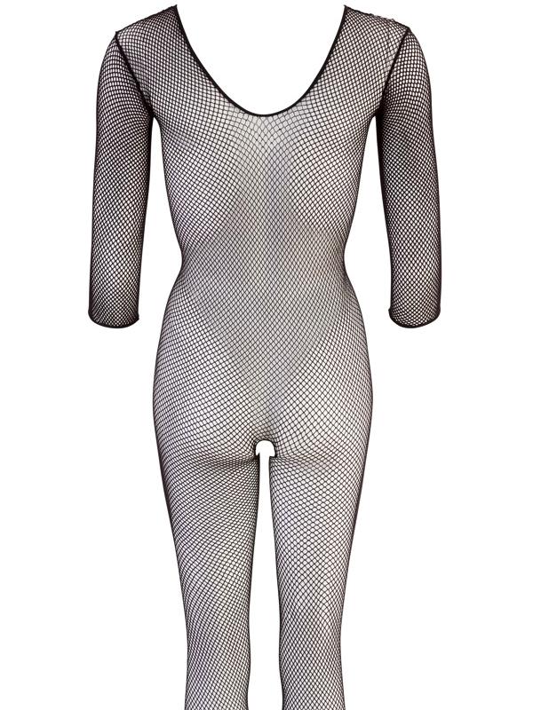 Bodystocking Aperta Nero Rete