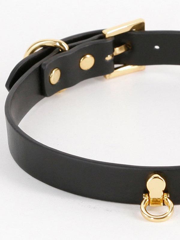 Collare D-Ring Cara Nero