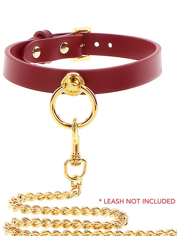 Collare O-Ring Bordeaux Similpelle