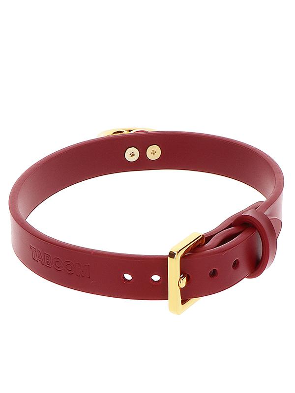 Collare O-Ring Bordeaux Similpelle
