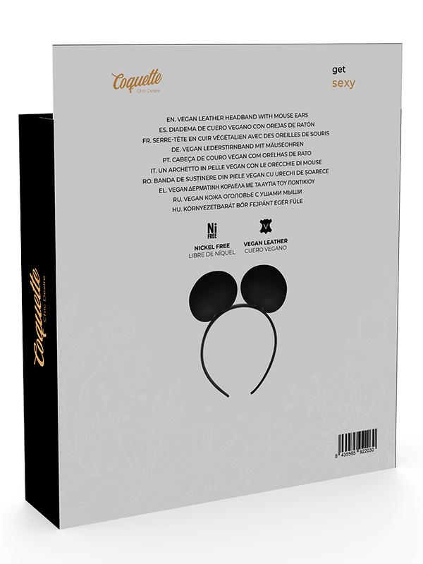 Coquette - Cerchietto Mouse Nero