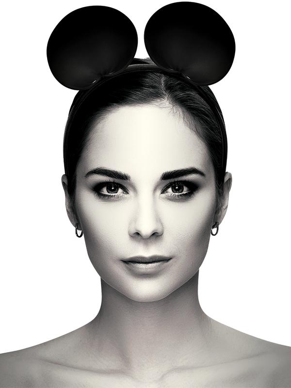 Coquette - Cerchietto Mouse Nero