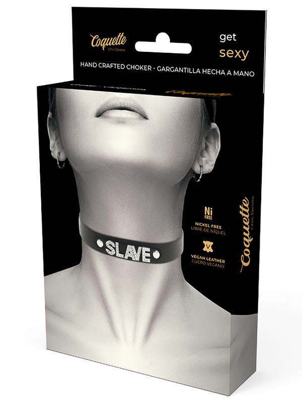 Coquette - Collare Choker Slave Nero