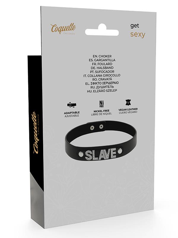 Coquette - Collare Choker Slave Nero