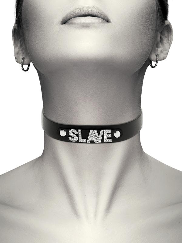 Coquette - Collare Choker Slave Nero