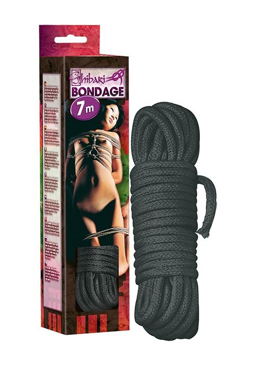 Corda Shibari Bondage Nero 7mt