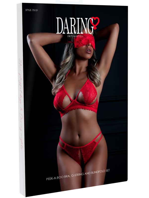 Daring - Bra, Perizoma e Benda Rosso