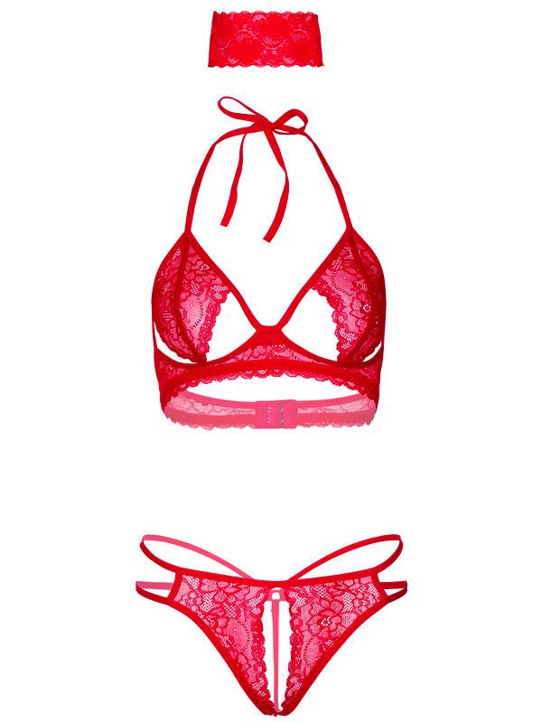Daring - Bra, Perizoma e Benda Rosso