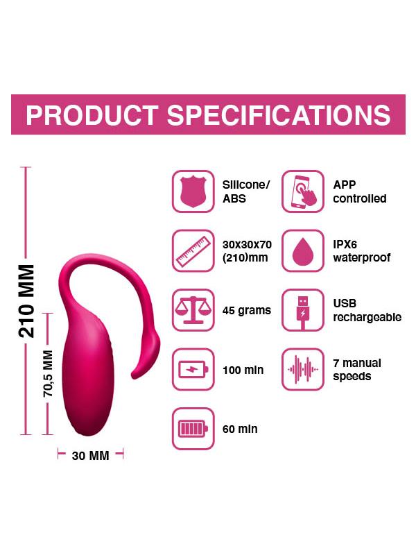 Fenicottero Vibrating Bullet Fucsia